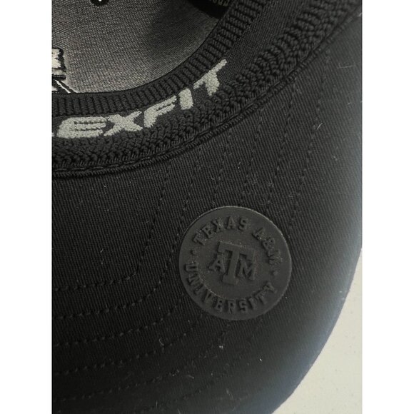 Hooey Texas A&M S/M Black Camo FlexFit Hat Aggies 12th Man College Cap - Picture 8 of 14